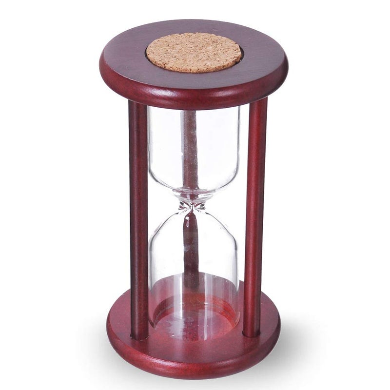 AKAKA MUNING Empty Hourglass Sand Timer, Wooden Frame Without Sand - Image 1